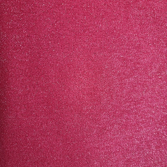 Hot Pink Spaghetti Strap Glittery Midi Dress L - Picture 4 of 4